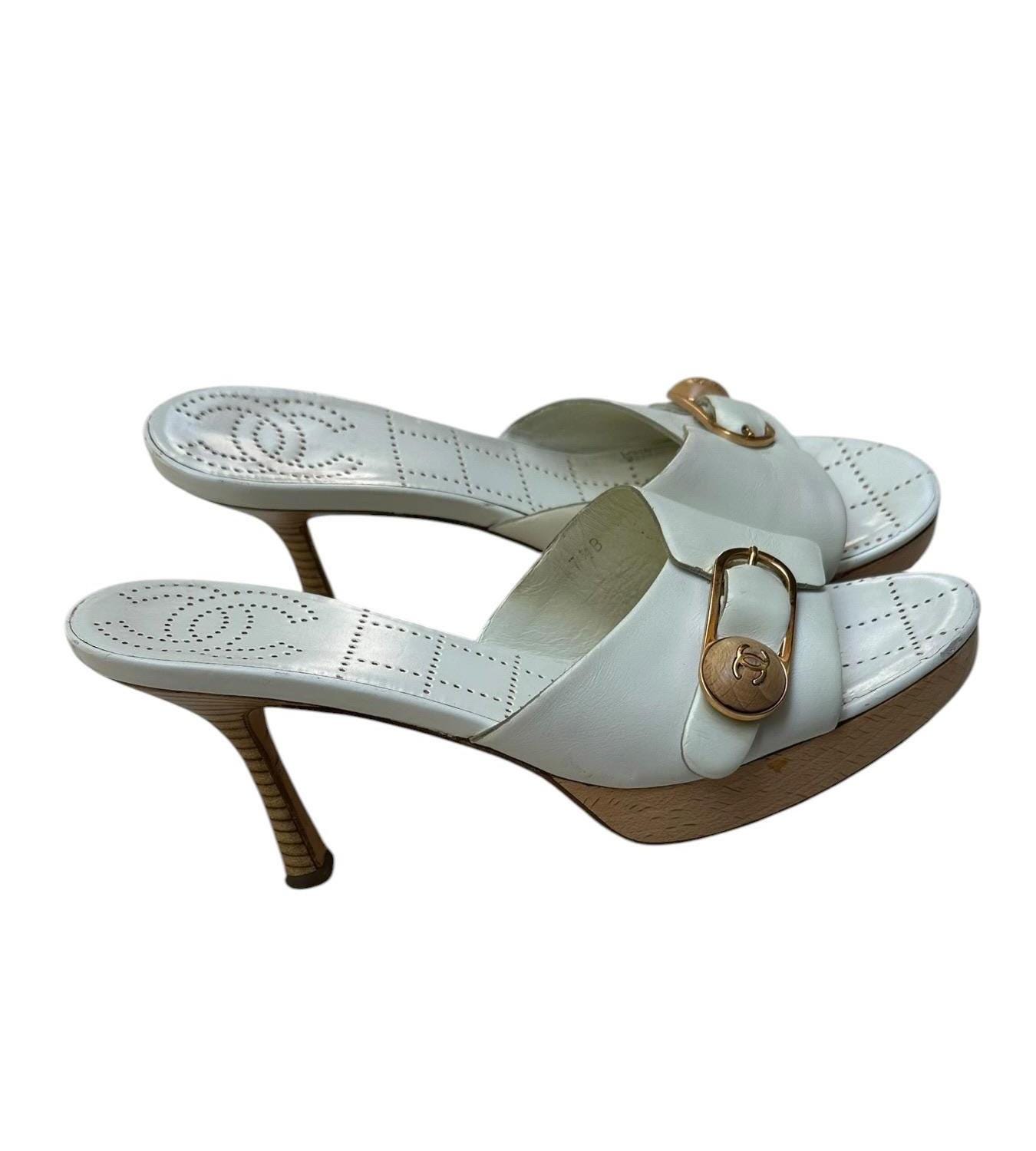 Vintage Chanel Shoe - Etsy