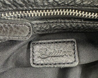 Large Vintage ENSOEN Edition Black Backpack 100% Pebbled  display picture 1