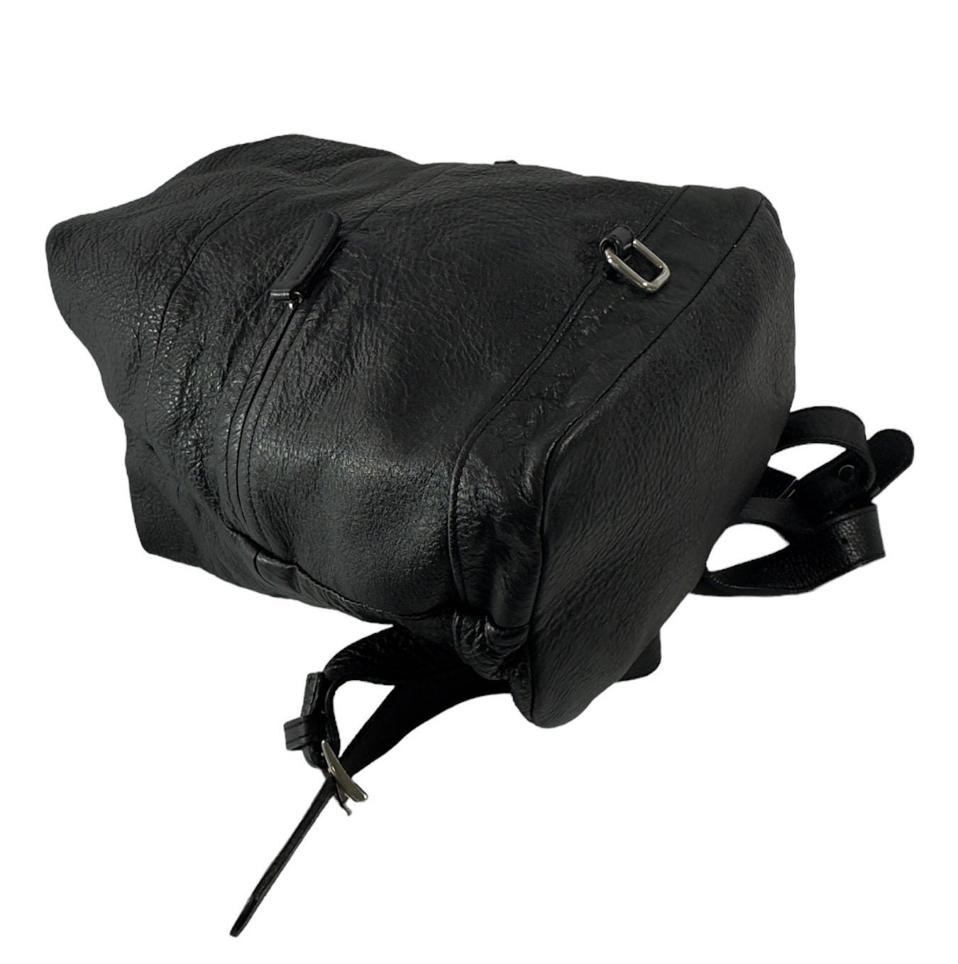 Large vintage ENSOEN Edition black backpack 100% pebbled leather Linea 1990 | Men main image 2