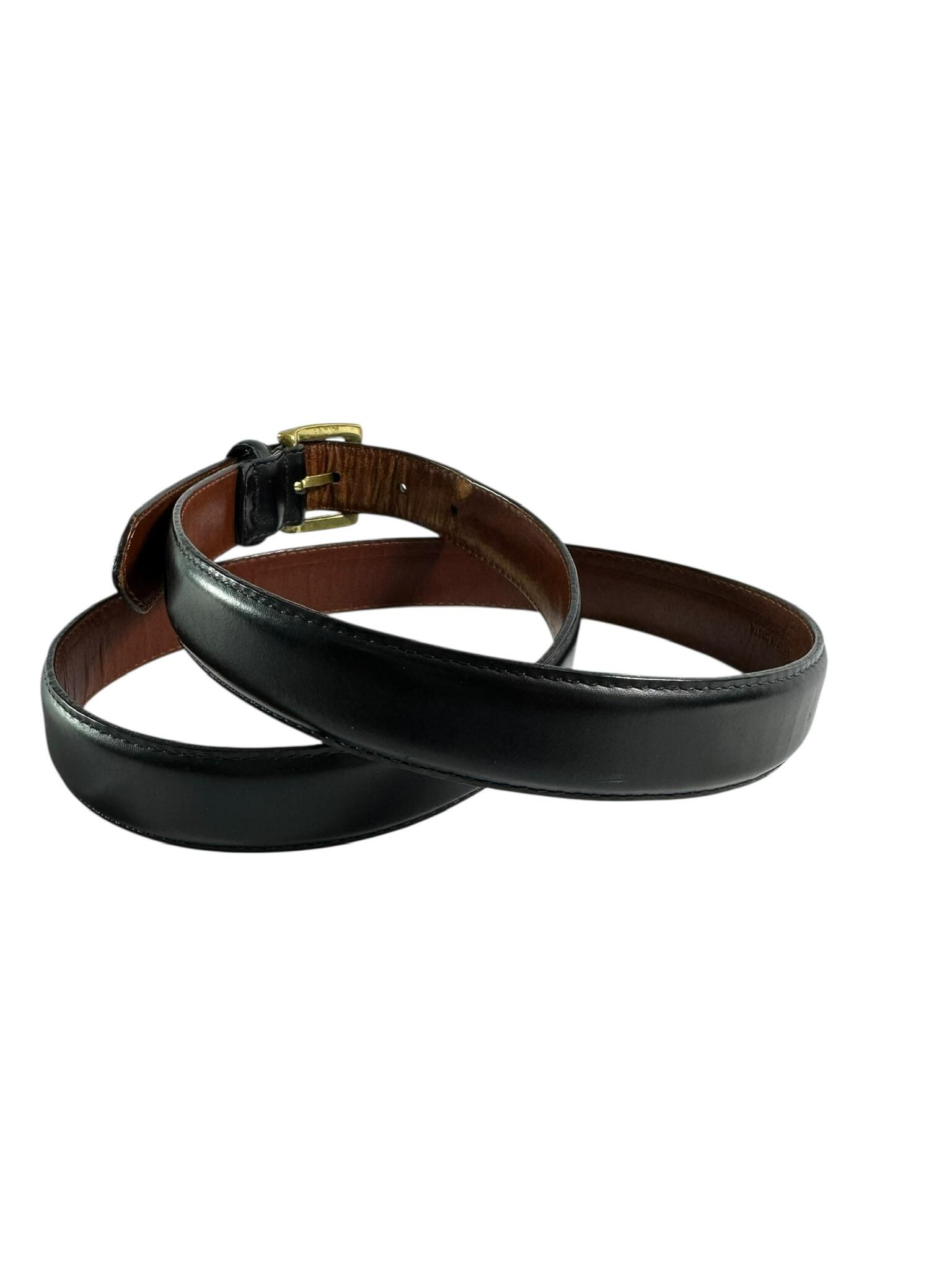 Genuine Vintage COACH 5934 Polished Cowhide Leather Belt Unisex 36 Genuine Vintage COACH 5934 Polished Cowhide Leather Belt  main image 4