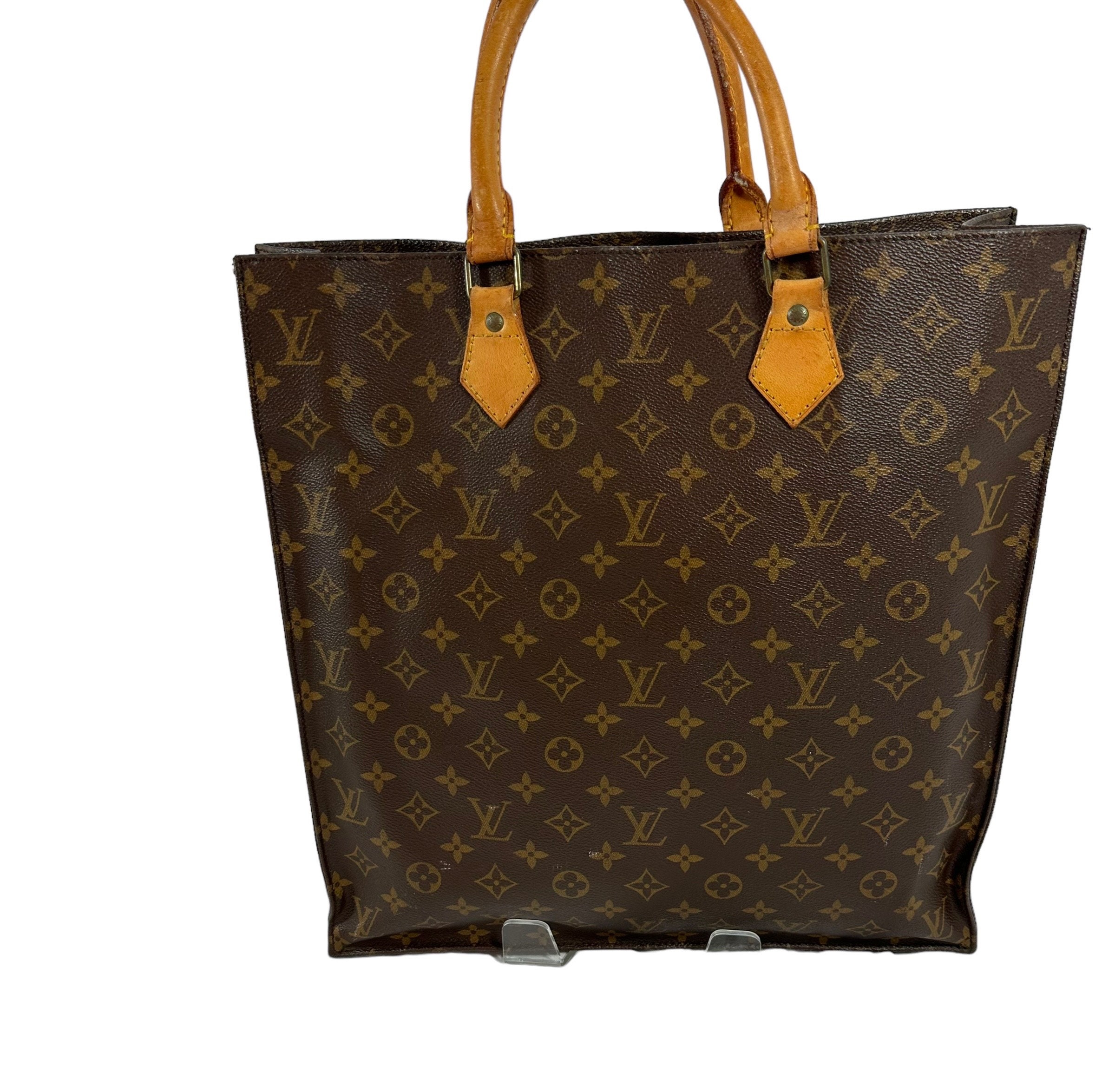 Genuine Vintage LOUIS VUITTON Sac Plat Monogram Tote Bag Etsy