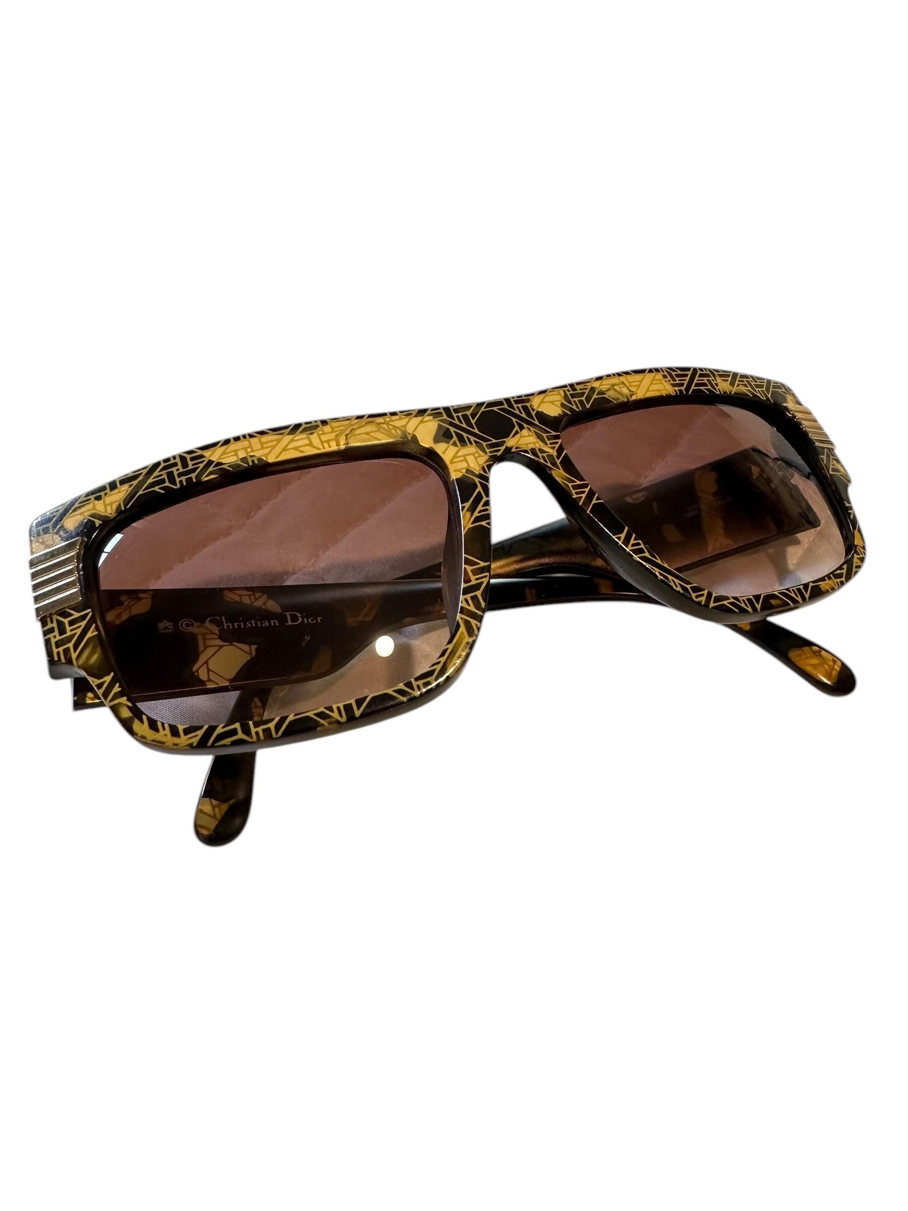 Genuine CHRISTIAN DIOR Model 2607 Rectangular Vintage 