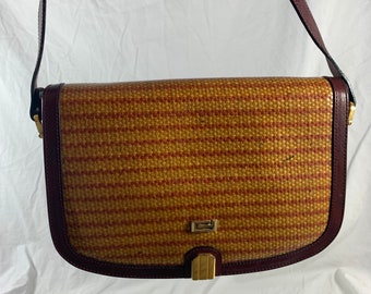 Genuine Vintage COACH 6347 Tan Crossbody Shoulder Bag Logo Year