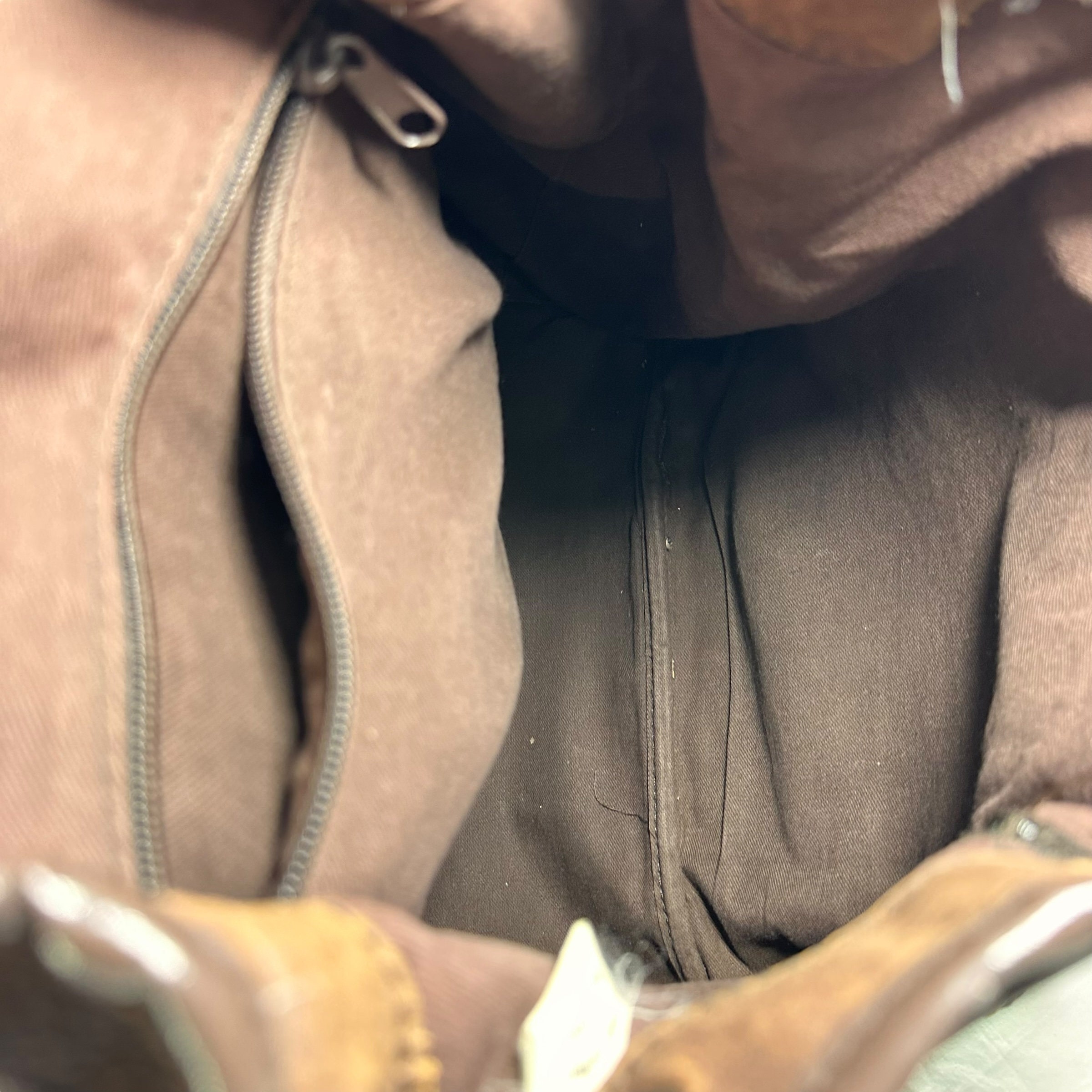 Genuine strong brown leather backpack rucksack carry all multi pockets carry all Polare 17.3 Inch Full Grain Leather Backpack for Men and  main image 3
