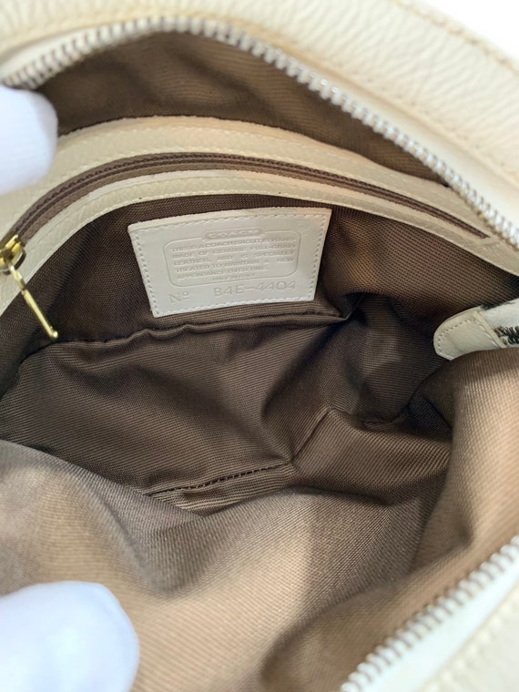 Genuine Vintage COACH Madison Chapin Ivory Leather Shoulder Bag Crossbody 1994 Etsy Sweden