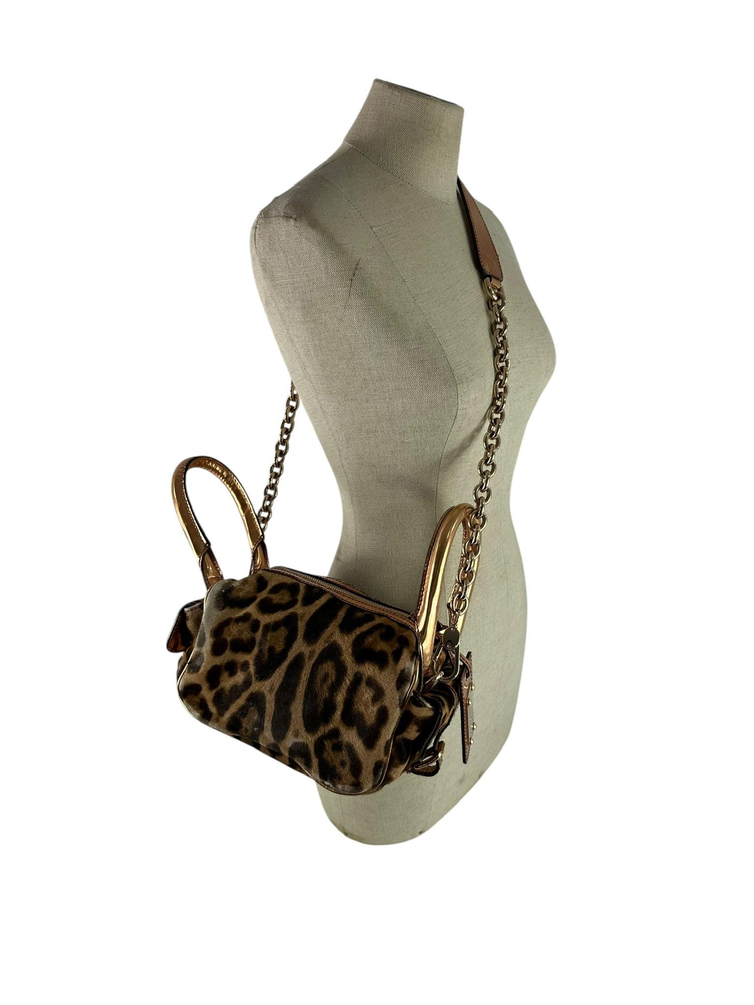 Dolce Gabbana Leopard Bag - Etsy