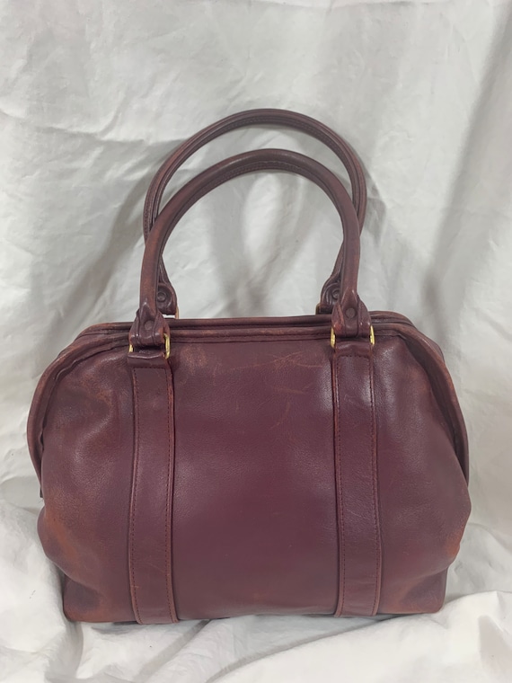 Genuine Vintage COACH Leatherware NYC Burgundy Madison Satchel Bag 80s Etsy Ireland