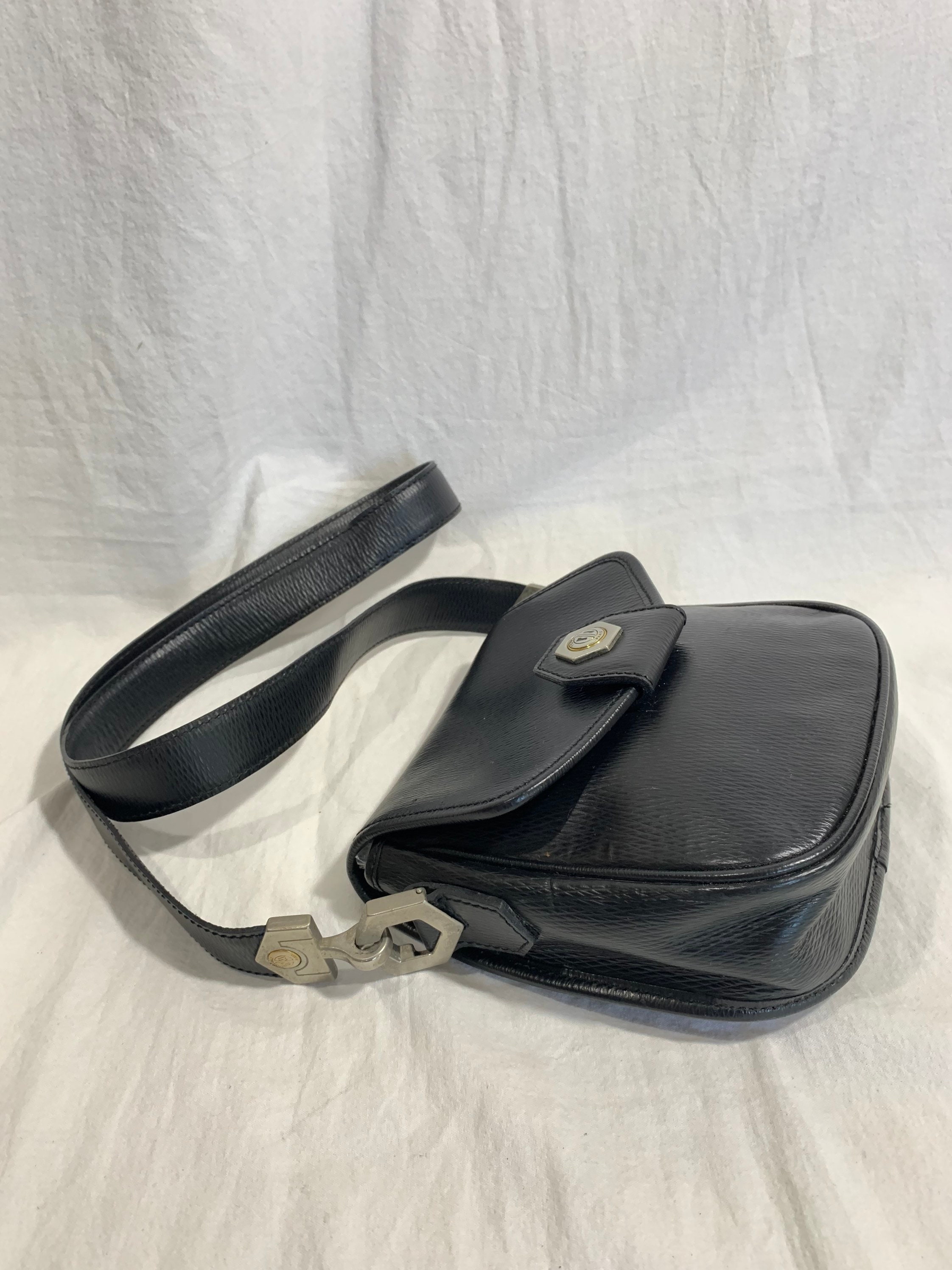 renoma Paris ヴィンテージ メッセンジャーバッグ オールレザー 黒 renoma Paris ヴィンテージ メッセンジャーバッグ オールレザー