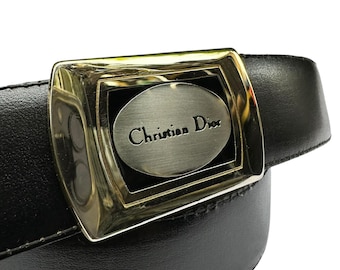 メンズ Christian Dior Y2K Studded Leather Belt