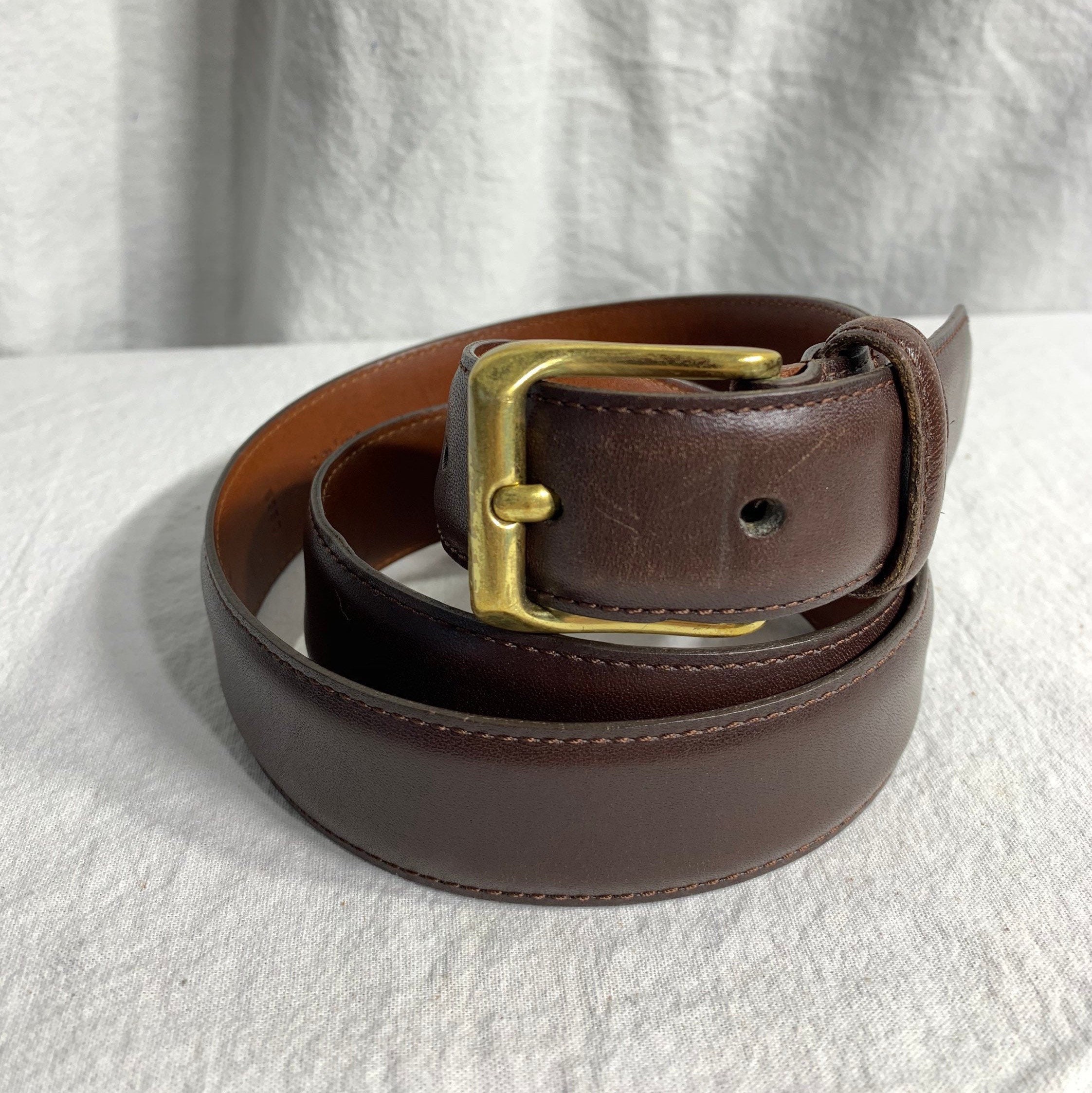 Genuine Vintage COACH 5950 Brown Leather Belt Medium 34 Medium - Etsy Genuine Vintage COACH 5950 Brown Leather Belt Medium 34 Medium - Etsy