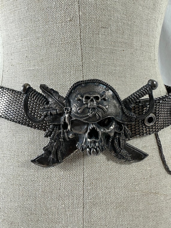 Genuine vintage UGO CACCIATORI sterling Skull Pirate belt - Etsy 日本