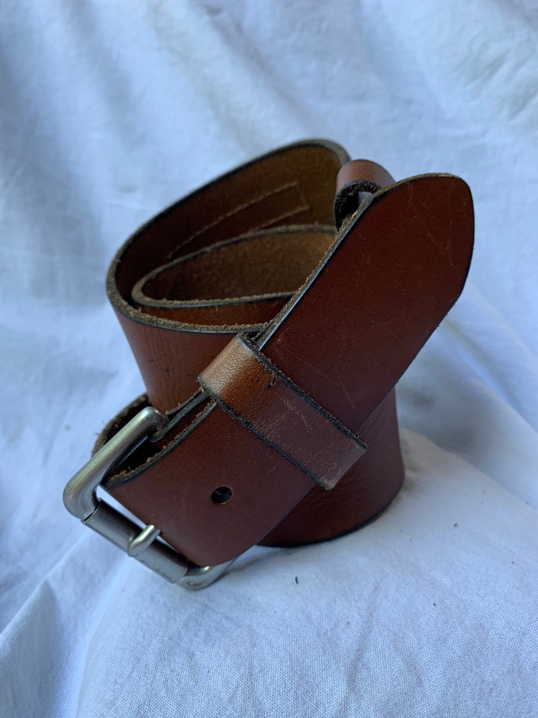 Genuine POLO Ralph Lauren Vintage Tan Leather Belt Size 40 - Etsy