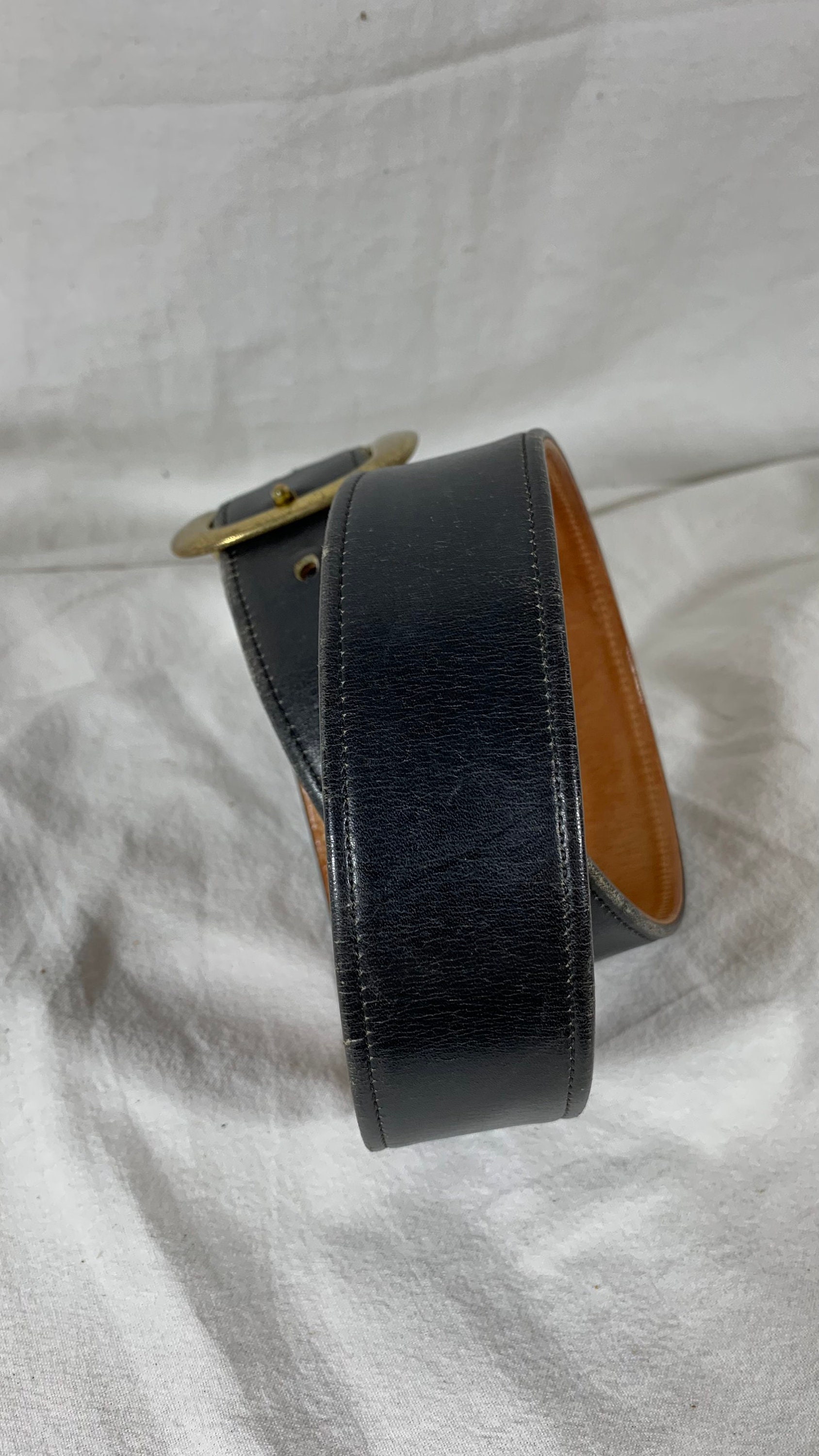 Vintage COACH 3918 Sienna Black Leather Belt Small - Etsy