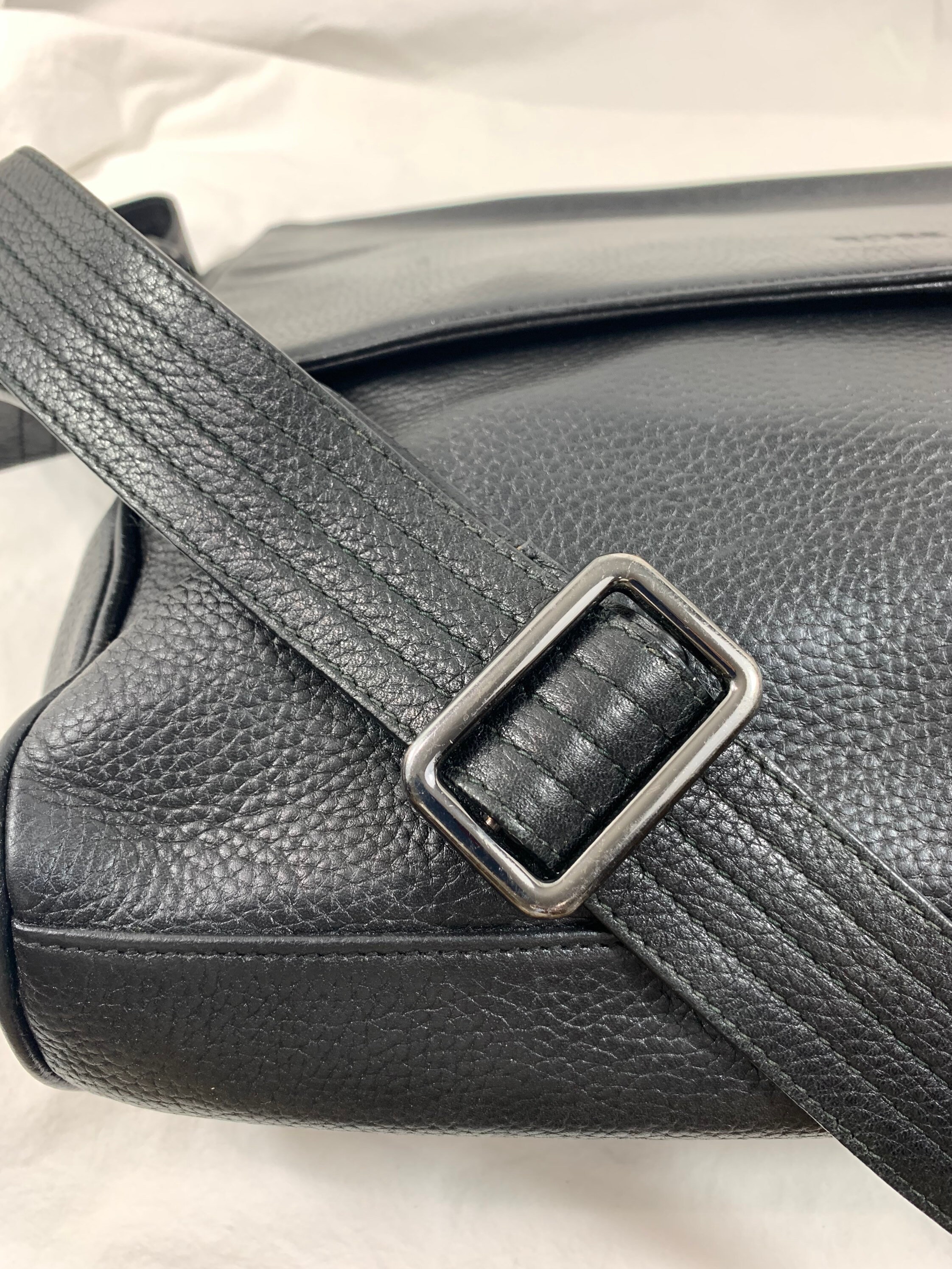 70〜90s vintage boss lether shoulder bag Vintage 80s 90s Medium Soft Patchwork Leather Handbag