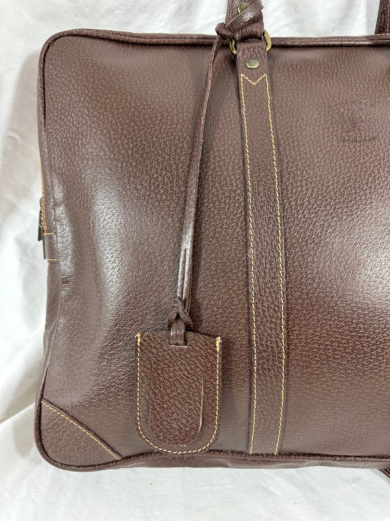 Genuine vintage FLORENCE brown leather briefcase mess… Gem