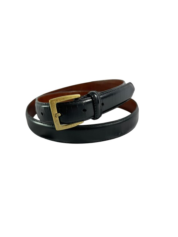 Genuine Vintage COACH 5934 Polished Cowhide Leather Belt  display picture 2