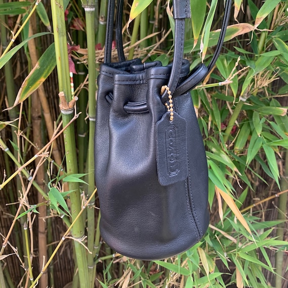 Genuine Vintage COACH 4144 Littleton Mini Black Leather