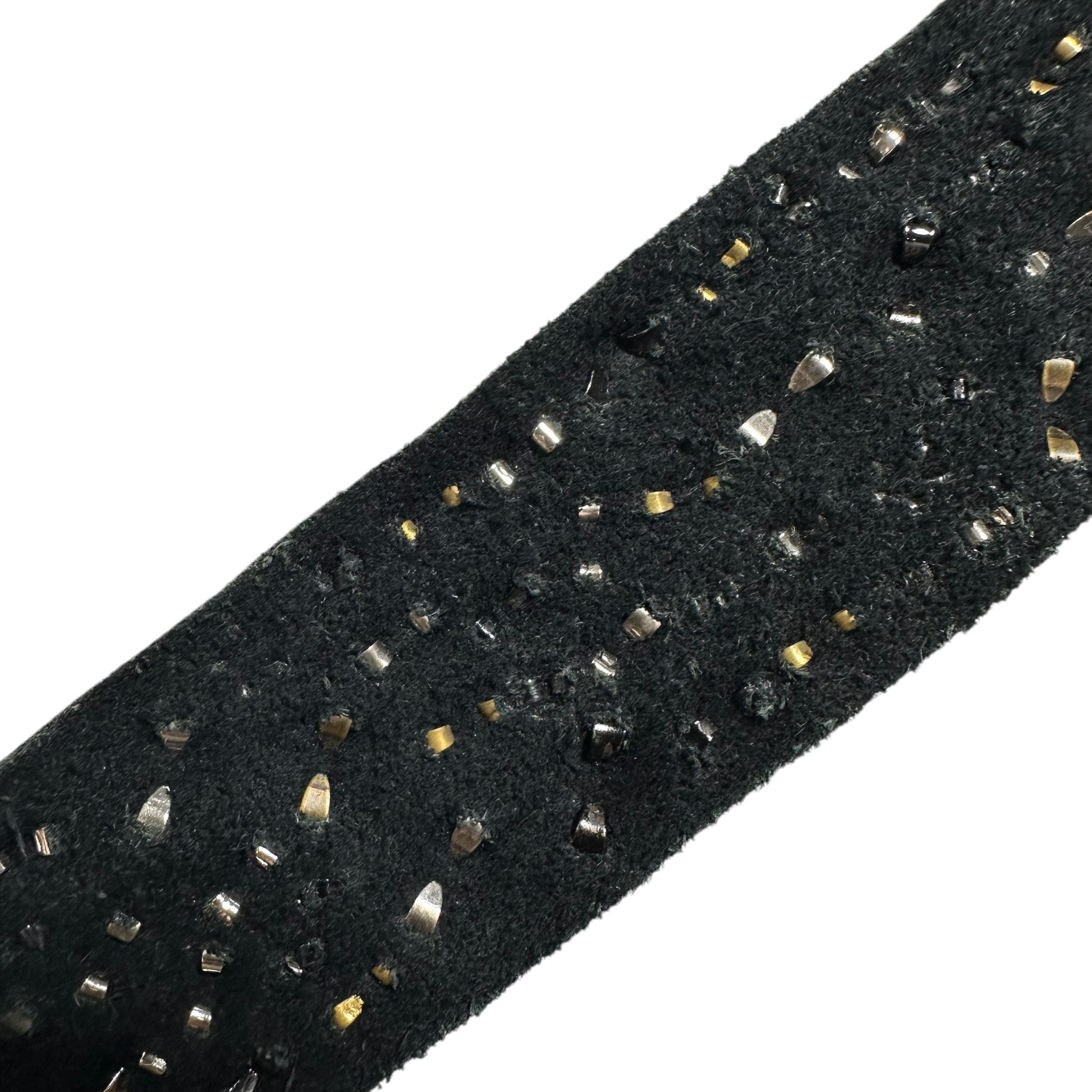 Handmade L.A. SKY Black Genuine Leather Belt With Studs  display picture 2