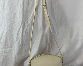 Genuine Vintage COACH Madison Chapin Ivory Leather Shoulder Bag