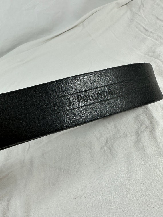 Genuine The J Peterman Company vintage black leat… - image 6