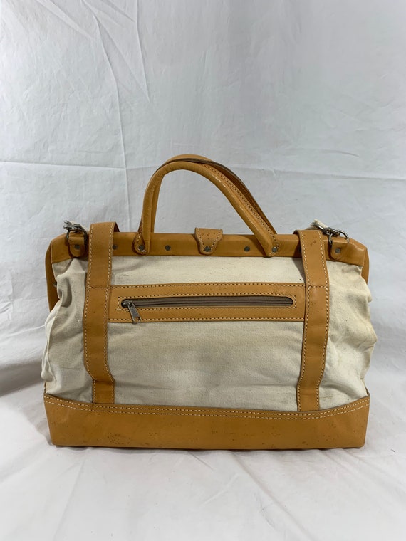 Vintage Genuine the J Peterman Company Canvas Leather -  Denmark