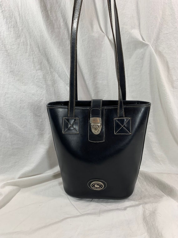 Vintage DOONEY & BOURKE Black Bucket Shoulder Bag All  display picture 1