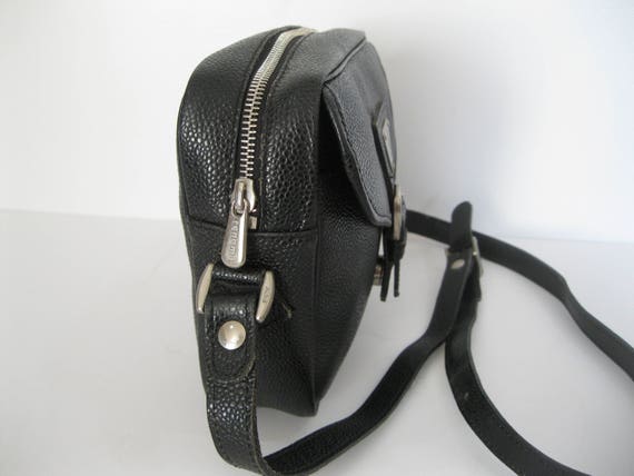 Stunning genuine vintage RENOMA Paris black pebbl… - image 3