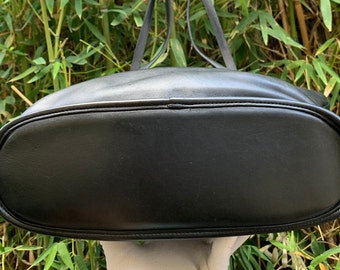 Genuine Vintage COACH 9094 Black Leather Tote Bag Work School