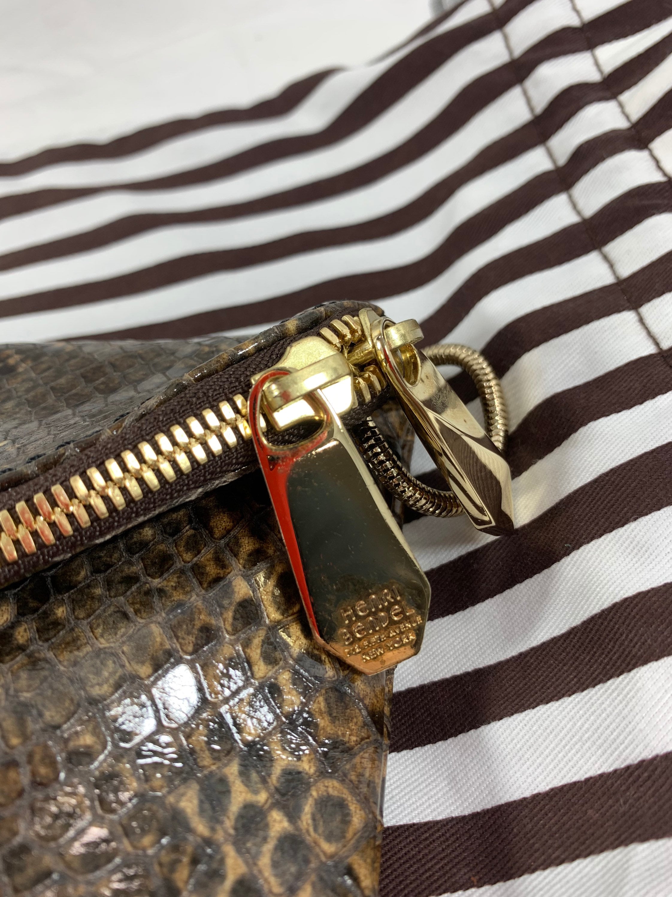 Henri Bendel Soho Backpack - Snake Henri Bendel Jetsetter Snake Convertible Backpack-US main image 2