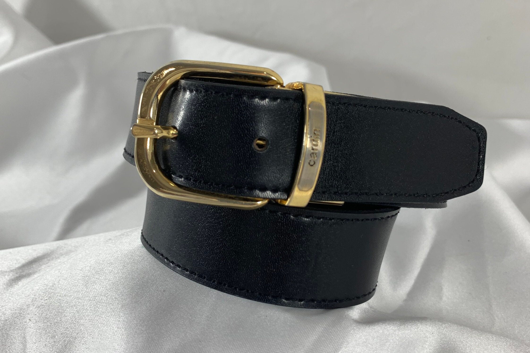 Genuine Vintage PIERRE CARDIN Logo Reversible Black Brown  display picture 1