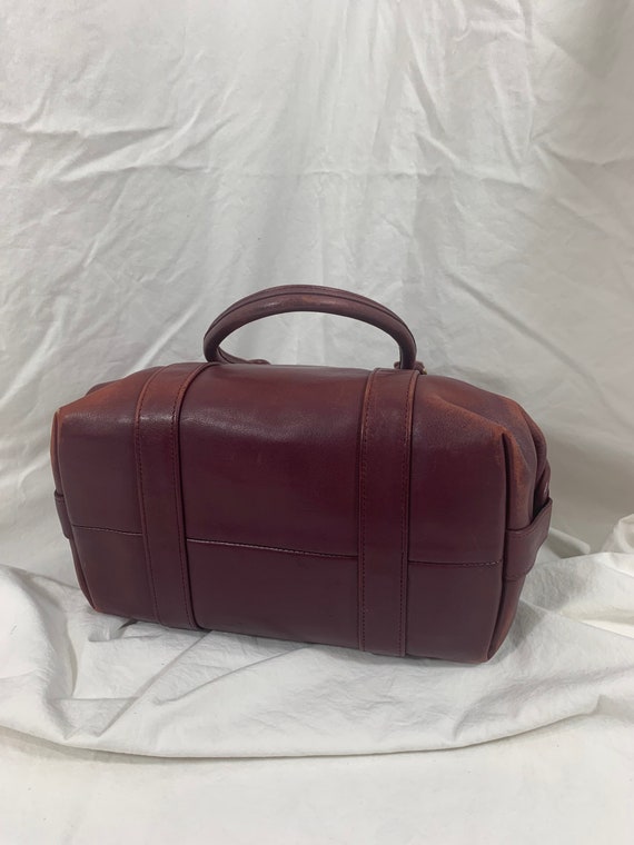 Genuine vintage COACH Leatherware NYC burgundy Ma… - image 5