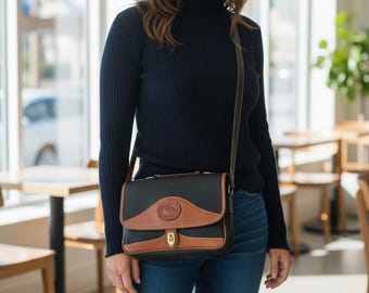 ヴィンテージ DOONEY & BOURKE オフホワイト ツートンレザー