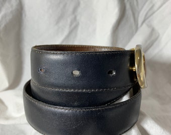 vintage belt ④ BC Belts Leather Belt Strap with Vintage Distressed Texture