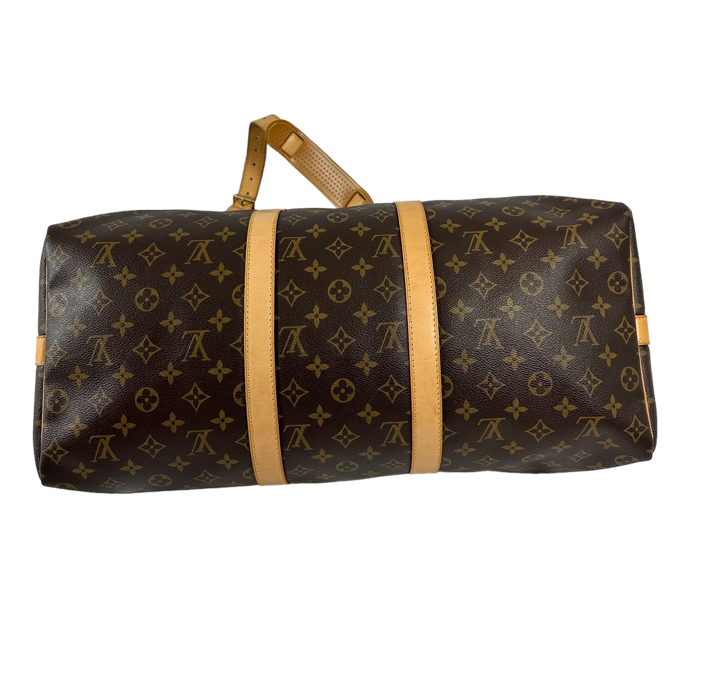 Vintage LOUIS VUITTON monogram Bandouliere Keepall 50 duffle bag carry on Etsy