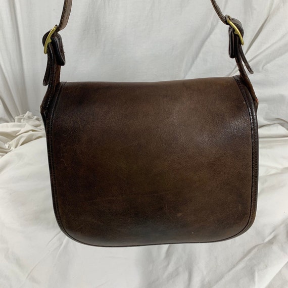 Genuine vintage COACH Leatherware brown leather f… - image 1