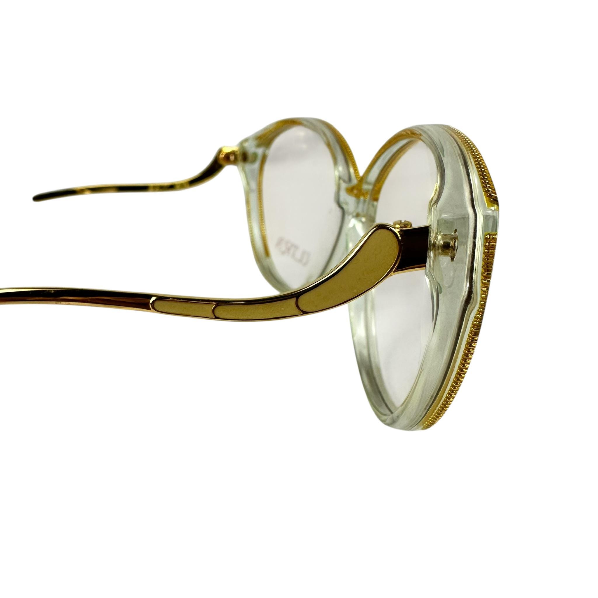 Rare ULTRA Zanadu Designer Gold Cat Eye Glasses Classic  display picture 2