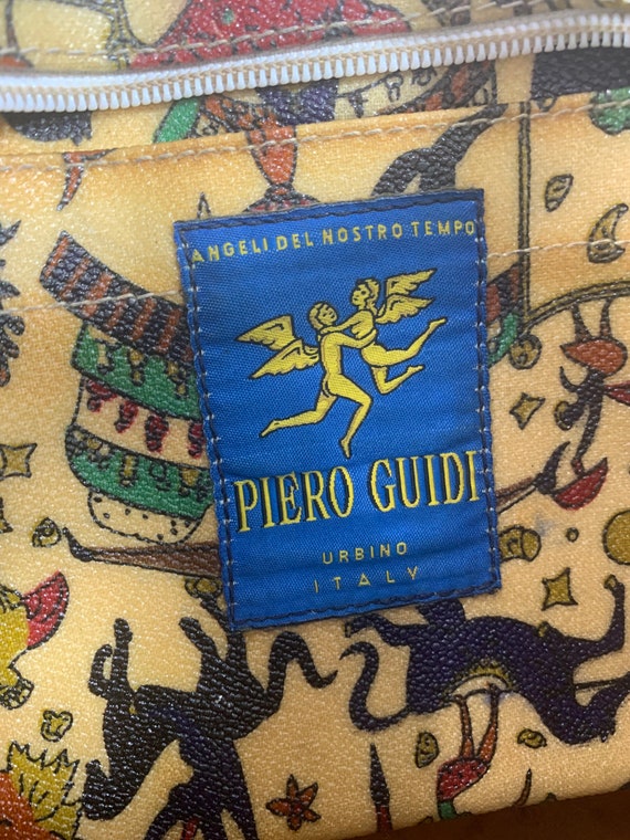 Vintage PIERO GUIDI magic circus coated canvas an… - image 10