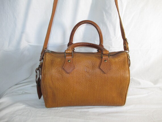 ralph lauren tan leather bag