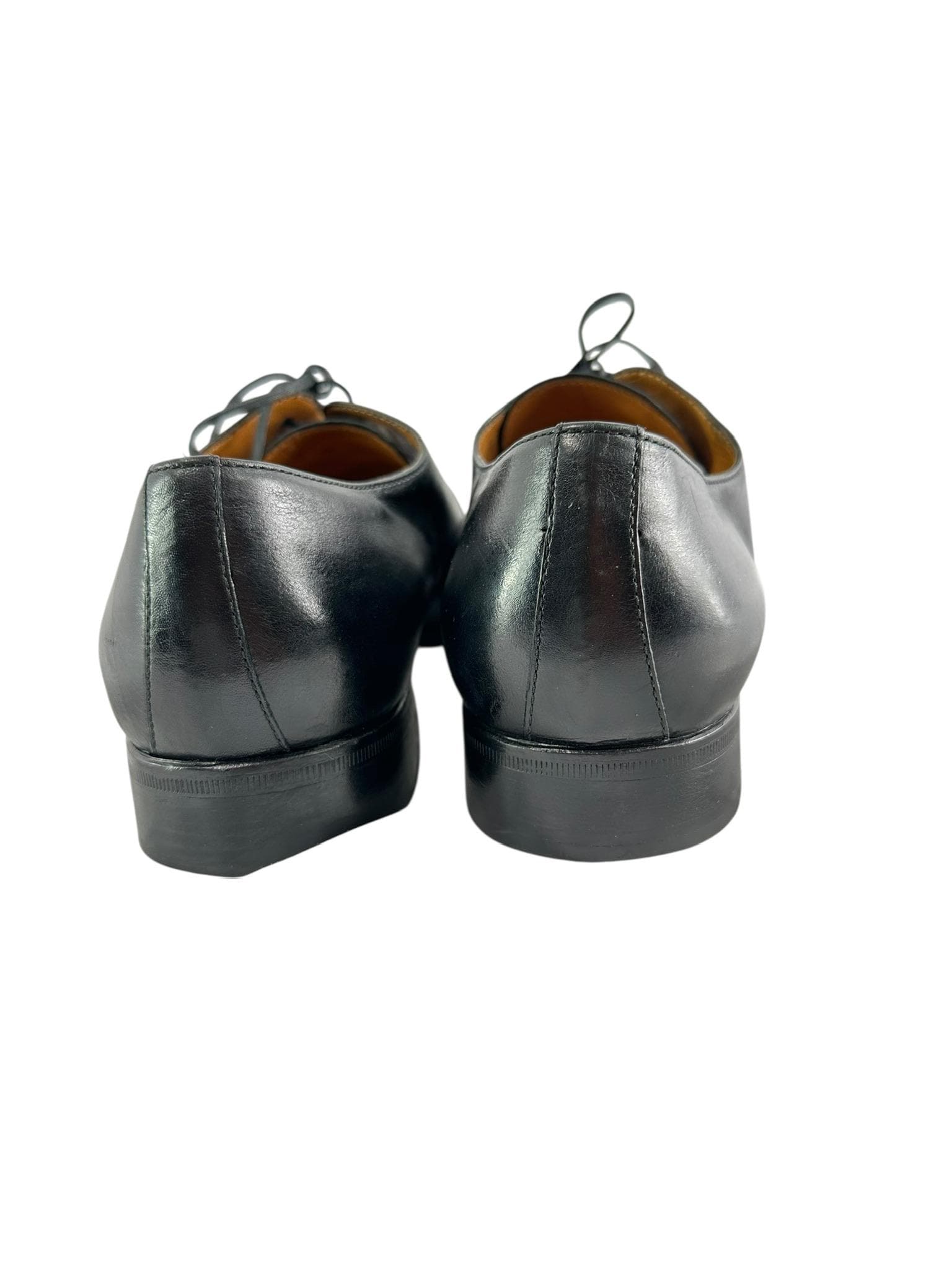 Genuine Men STEMAR Black Lace up Leather Shoes Size 8 US 7  display picture 1