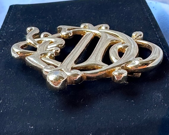 Genuine vintage CHRISTIAN DIOR intertwined logo c… - image 3