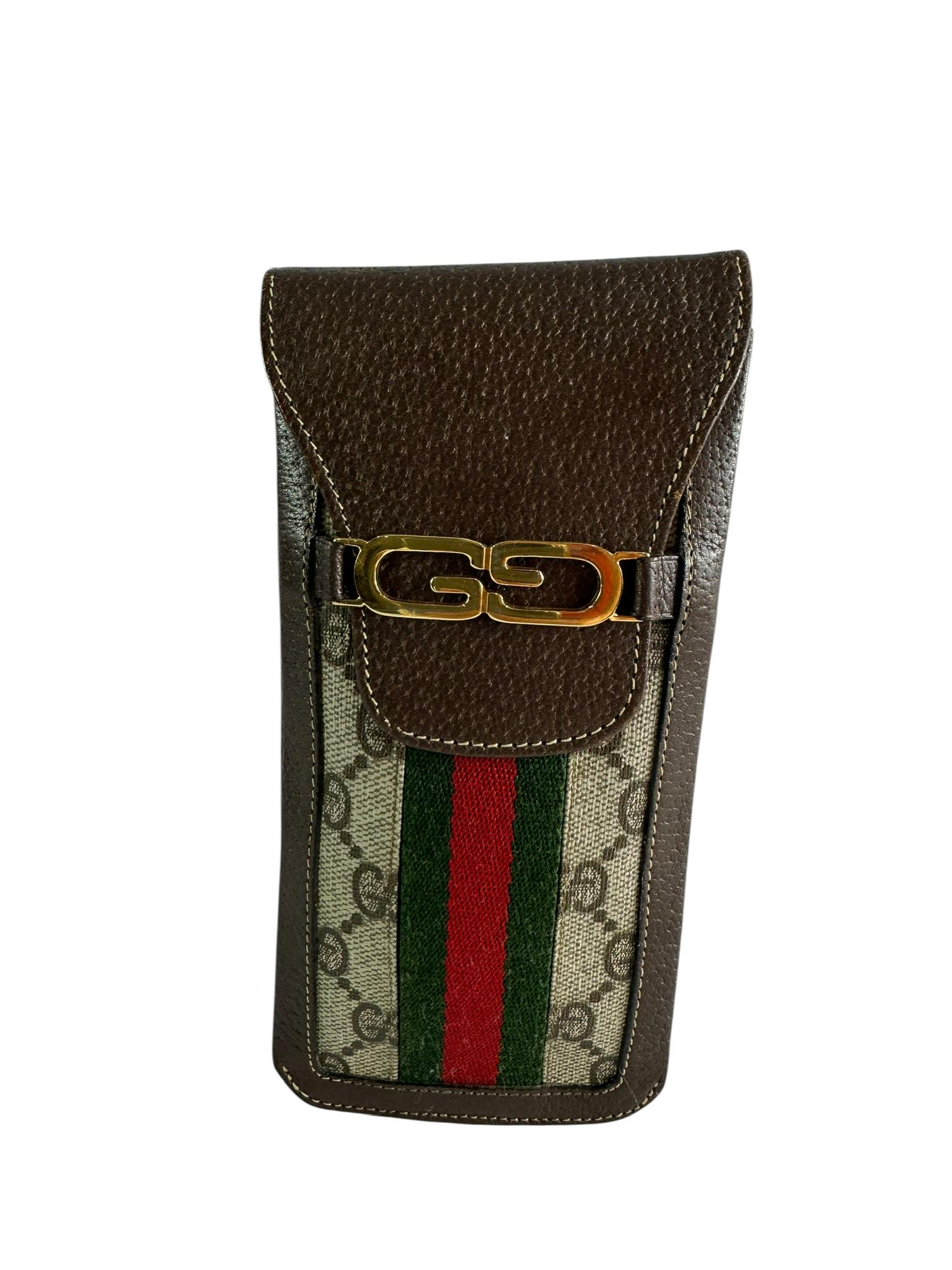 AUTHENTIC GUCCI EYEGLASS CASE ,6.5 X 3.5 INCH Gucci Glasses Case - Etsy main image 4