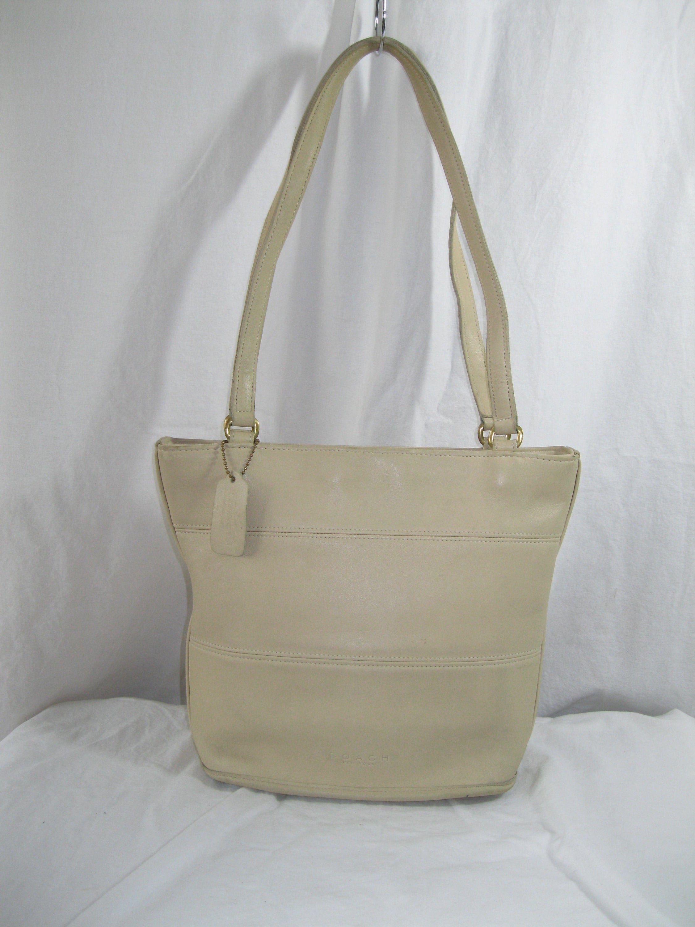 バッグ Vintage Coach Tribeca Bucket Tote Bag Vintage Coach Tribeca Bucket Bag 9099 - Mahogany With Brass
