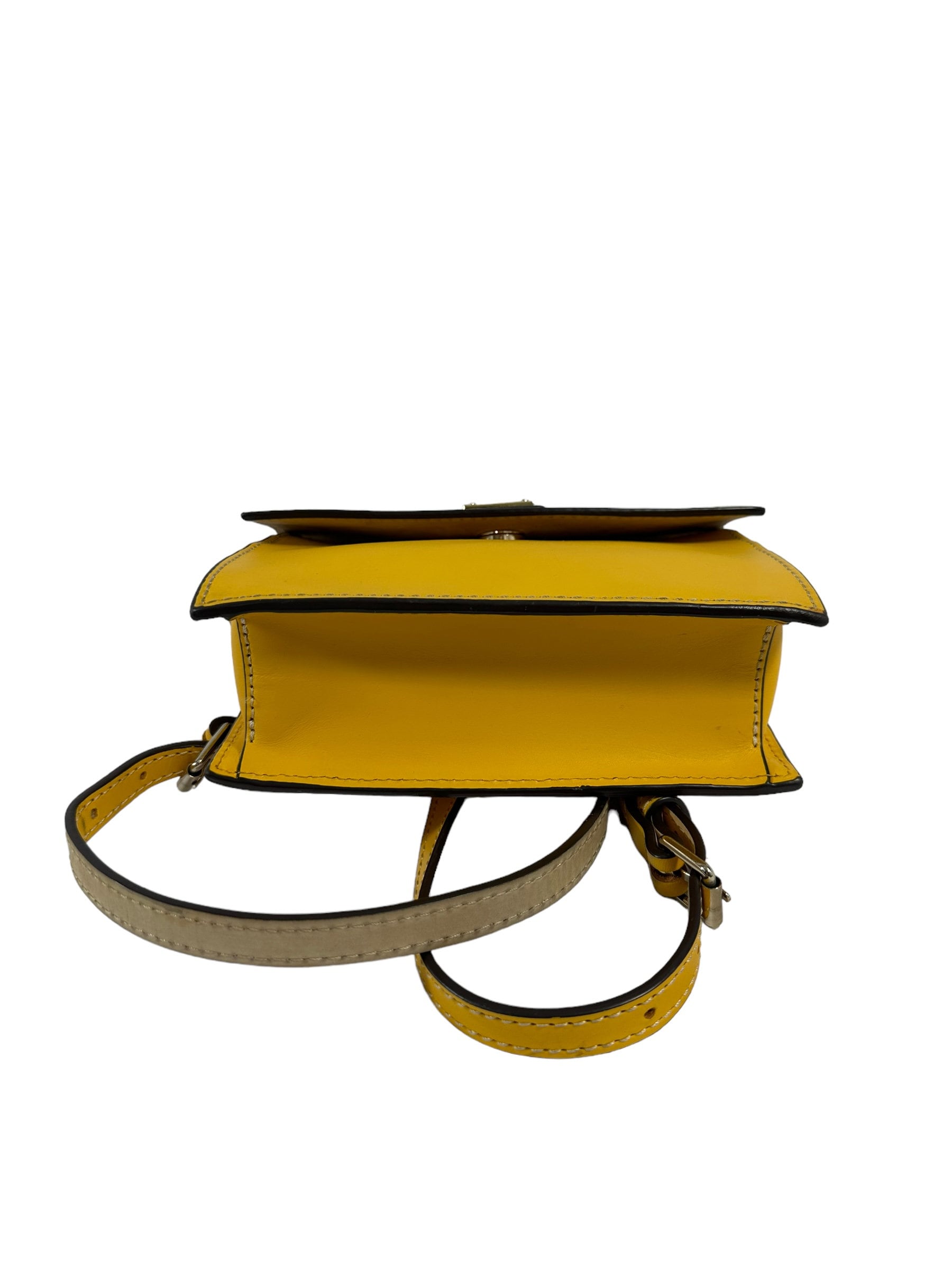 Dooney & Bourke Yellow Mustard Backpack With Brown Leather‎ Handle and Straps Dooney & Bourke Women main image 2