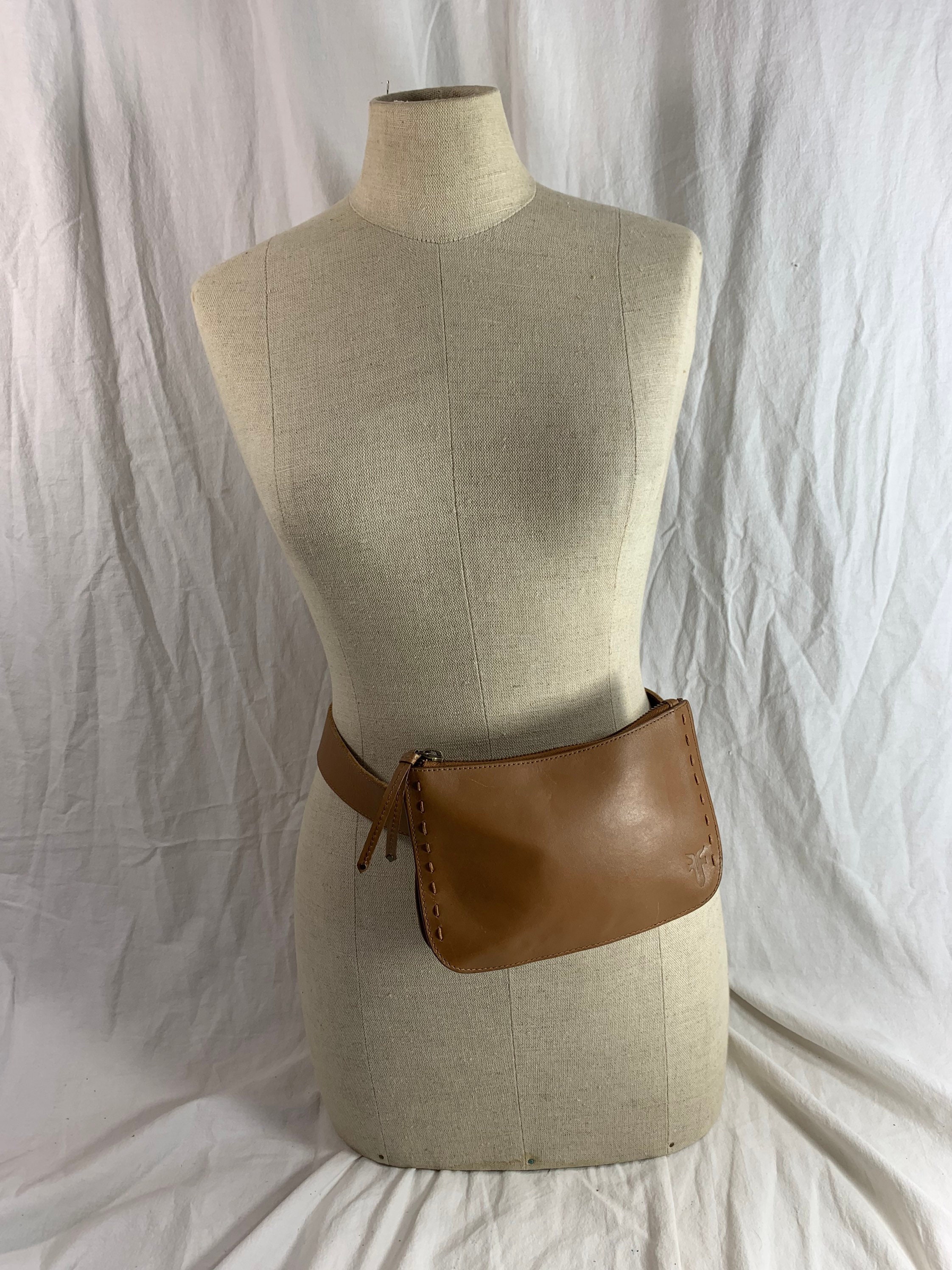 frye leather fanny pack