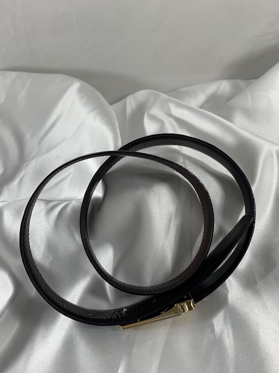 Genuine Vintage CHRISTIAN DIOR Logo Reversible Black Brown  display picture 1