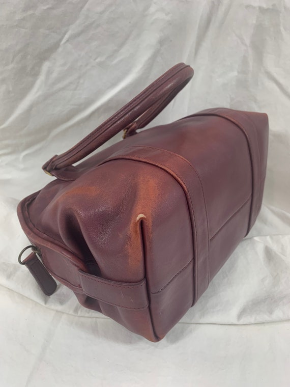 Genuine vintage COACH Leatherware NYC burgundy Ma… - image 8