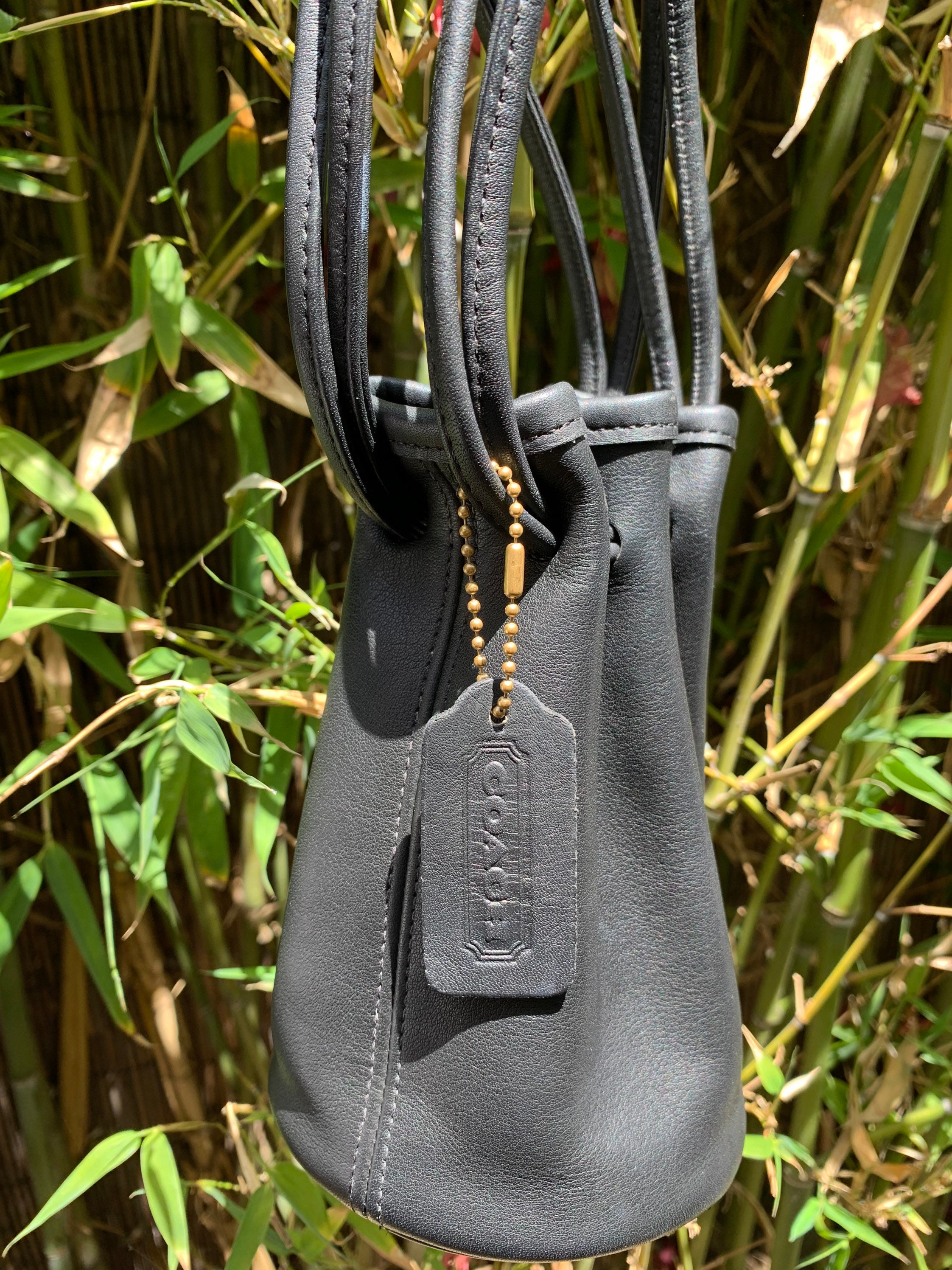 Genuine Vintage COACH 4144 Littleton Mini Black Leather Genuine Vintage COACH 4144 Littleton Mini Black Leather