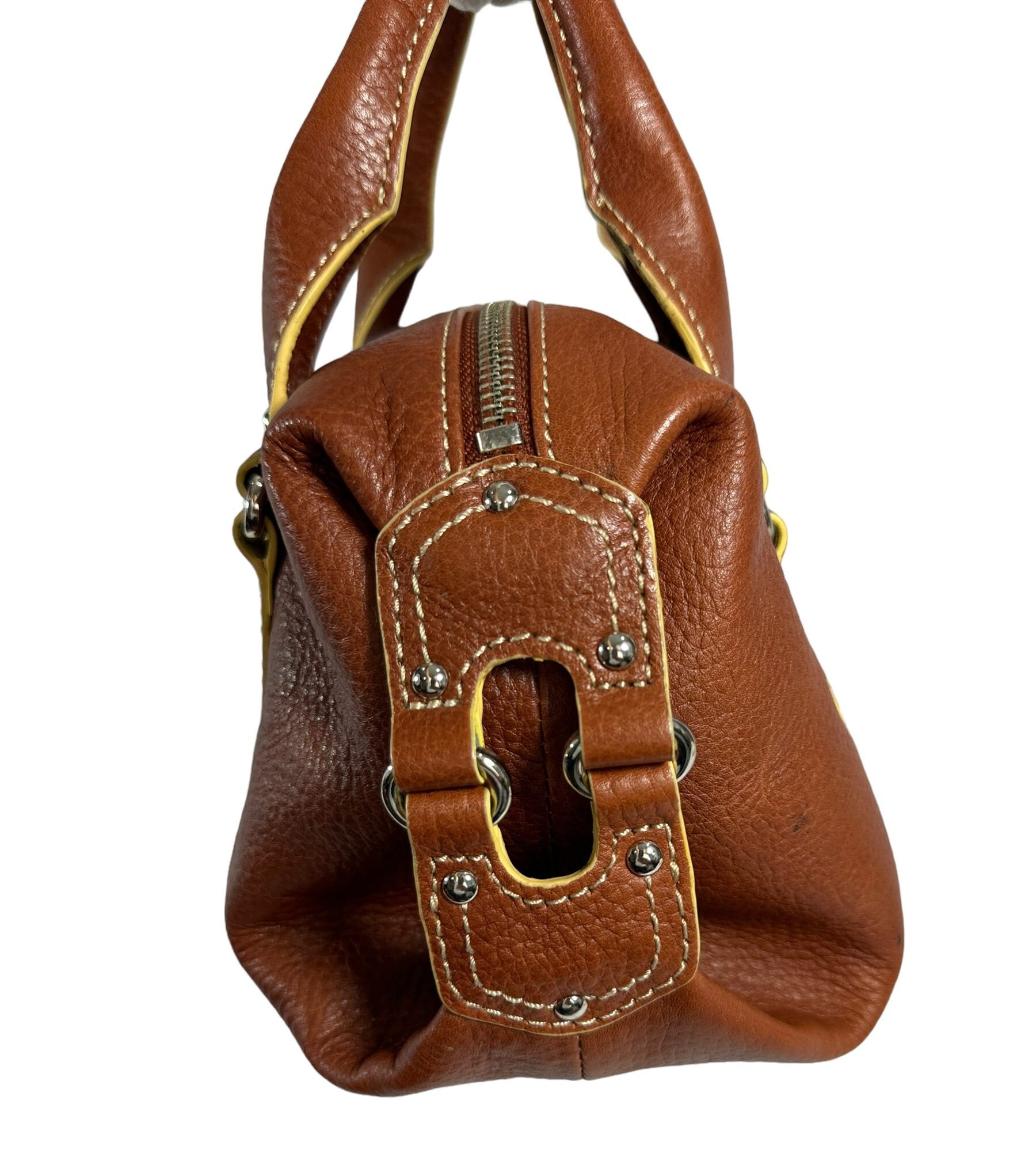 Cole Haan Tan Leather Crossbody Bag with Adjustable Strap GUC