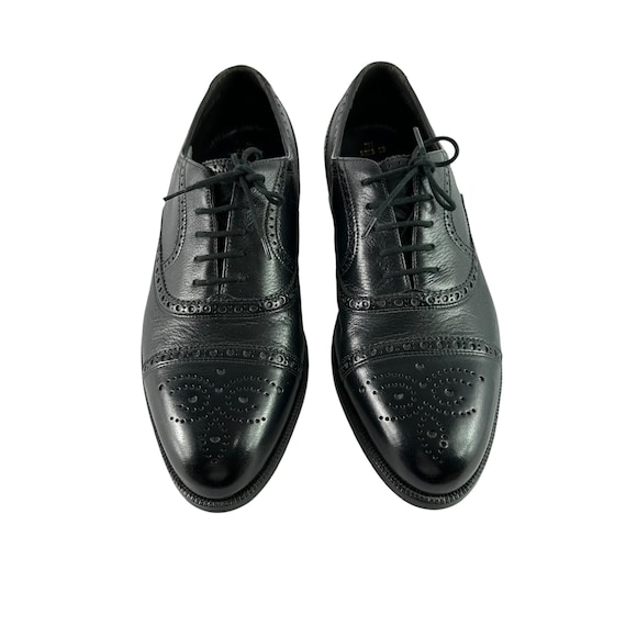 HTF Genuine Men BALLY Prestige Aris Black Leather Oxfords  display picture 1
