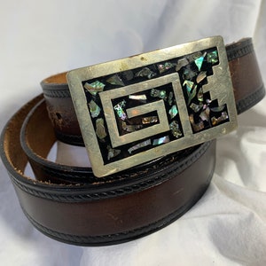 Vintage Belt Buckle Abalone - Etsy - Page 4 display picture 1